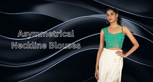 Asymmetrical Neckline Blouses