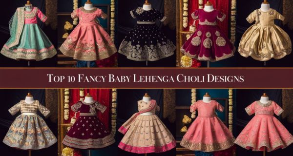 Top 10 Fancy Baby Lehenga Choli Designs